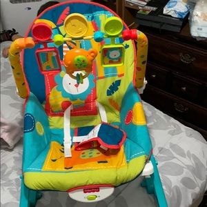 Infant to toddler rocker —circus